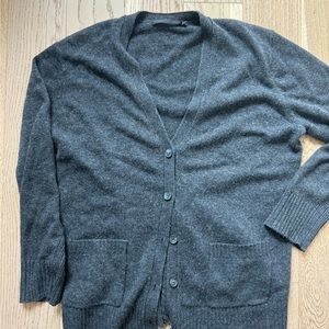 Jenni Kayne Everyday Cardigan Charcoal XL